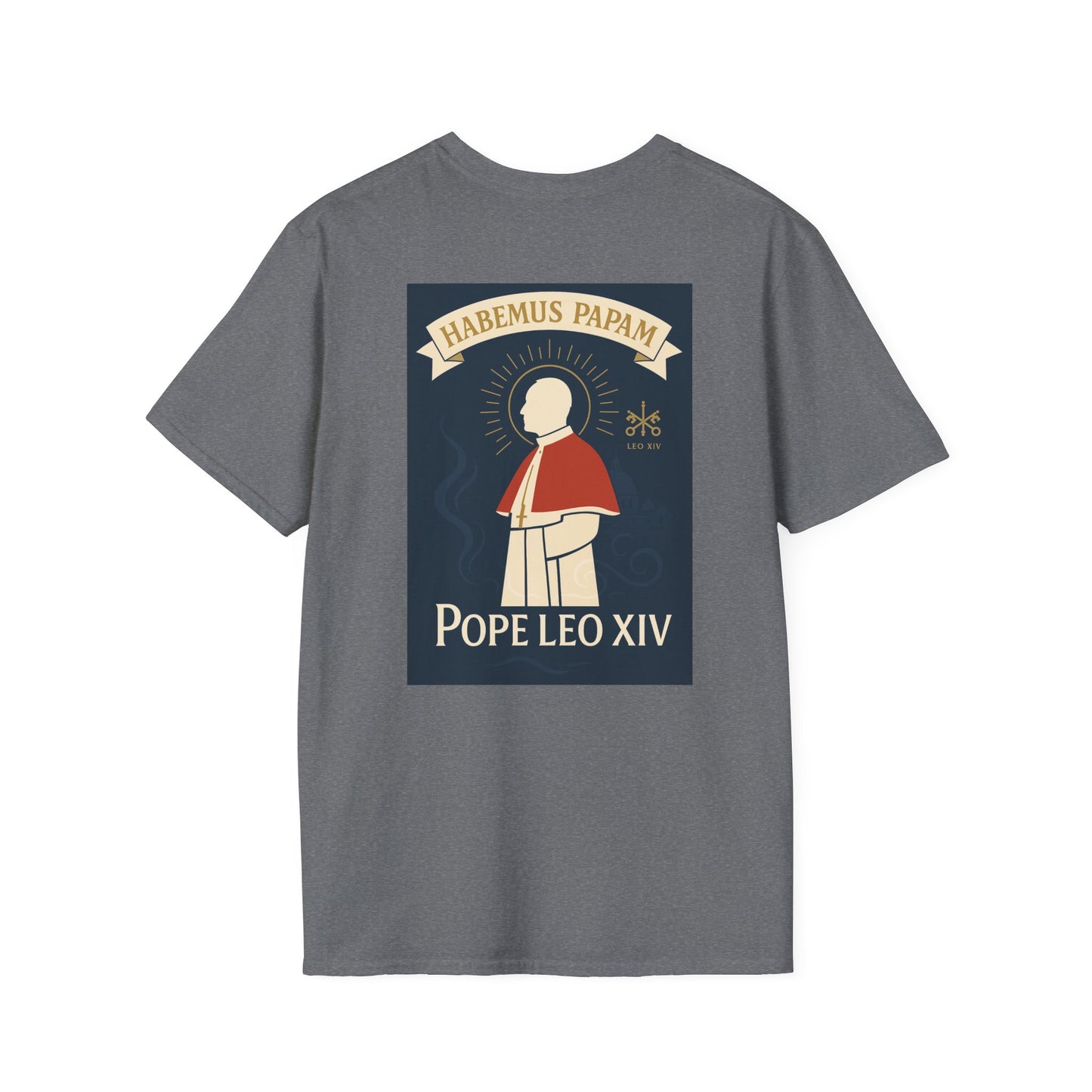 Pope Leo XIV Unisex Softstyle T-Shirt - Vintage Design