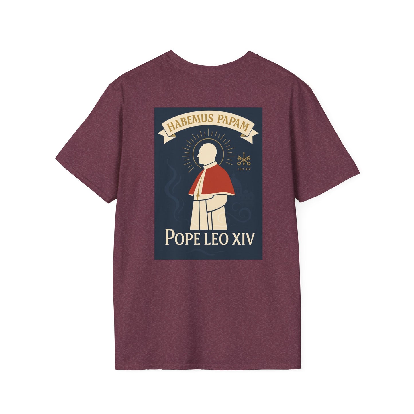 Pope Leo XIV Unisex Softstyle T-Shirt - Vintage Design
